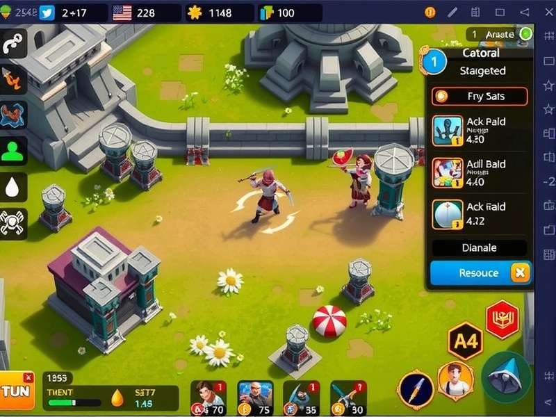 Bicholim Invincibles gameplay screenshot showing strategic battle